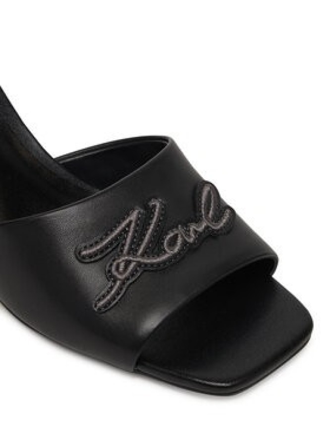 KARL LAGERFELD Klapki Plaza II KL32400 Czarny