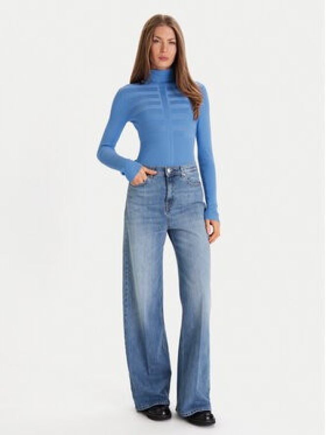 Morgan Golf 132-MENTOS.M Niebieski Slim Fit