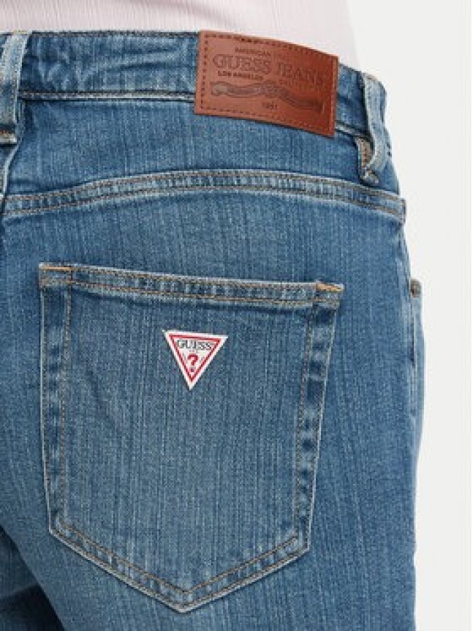 Guess Jeans Jeansy W6YA98 D1149 Niebieski Straight Leg