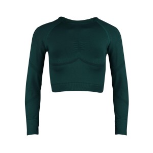 Longsleeve fitness damski Beshaped Power Up! bezszwowy