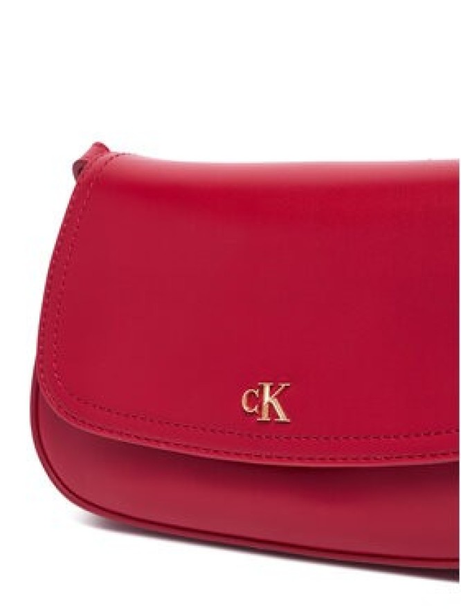 Calvin Klein Torebka Ck Flap Camera Bag LV04F3421G Czerwony