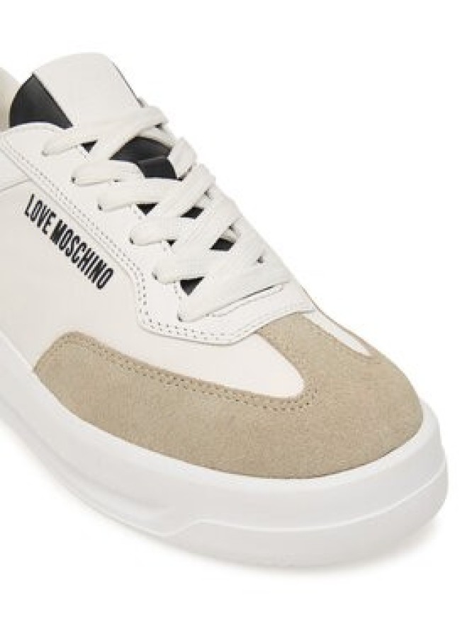 LOVE MOSCHINO Sneakersy JA15215G1PINH10A Biały