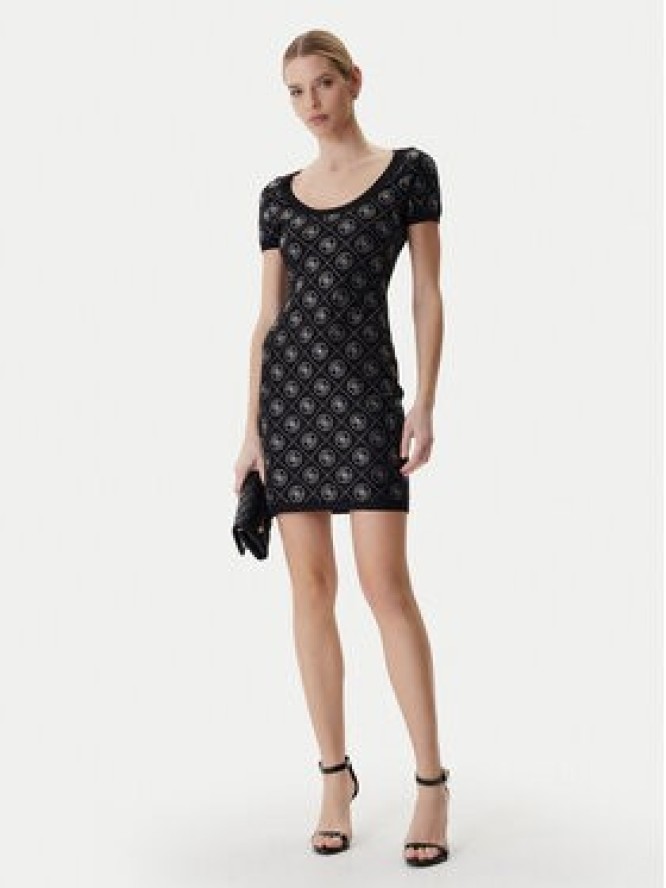Guess Sukienka dzianinowa W6RK92 Z3JD2 Czarny Regular Fit