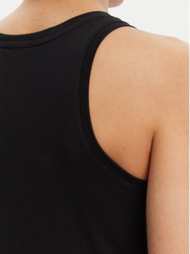 adidas Top Essentials Linear JC5798 Czarny Slim Fit