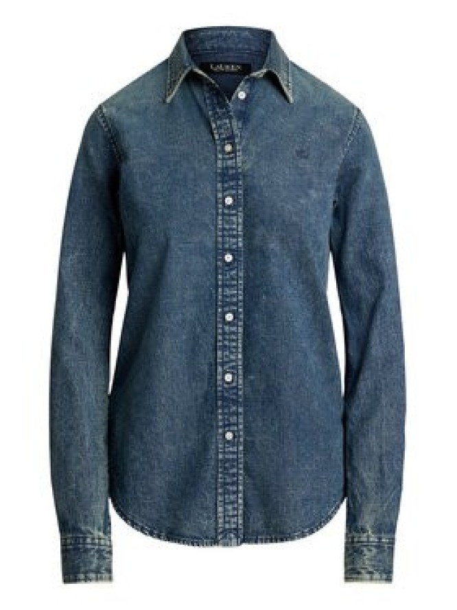 LAUREN RALPH LAUREN Koszula jeansowa 200971084001 Niebieski Classic Fit