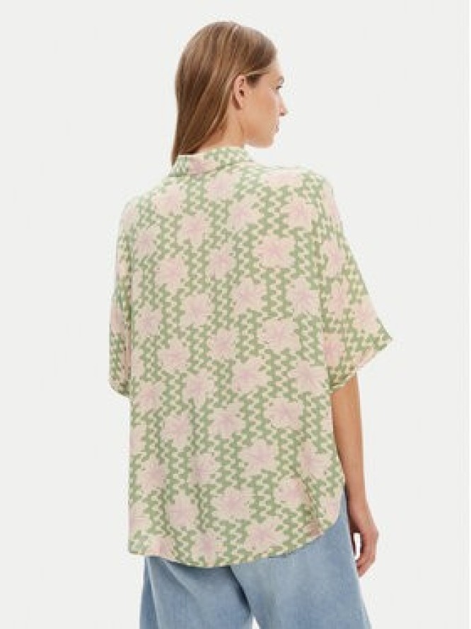 Roxy Koszula Beach Nostalgia ERJWT03665 Zielony Regular Fit