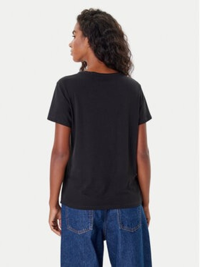 Mustang T-Shirt Alma 1016748 Czarny Regular Fit