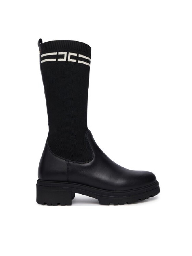 Elisabetta Franchi Botki F4A6-E0731-1316 Czarny