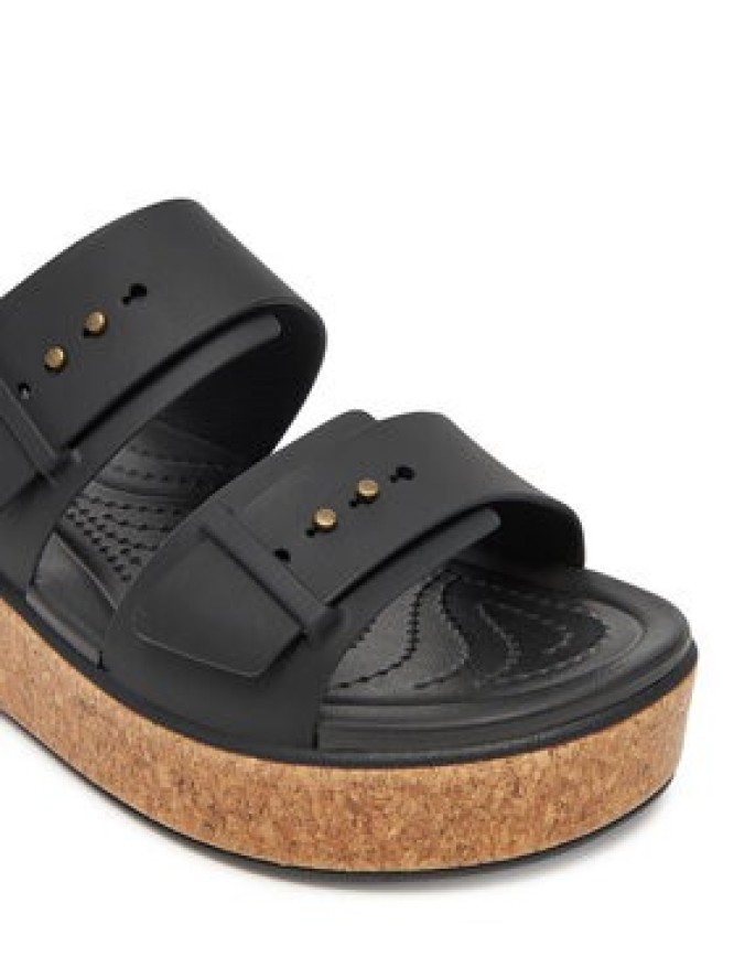 Crocs Klapki Brooklyn Cork Buckle 211252 Czarny