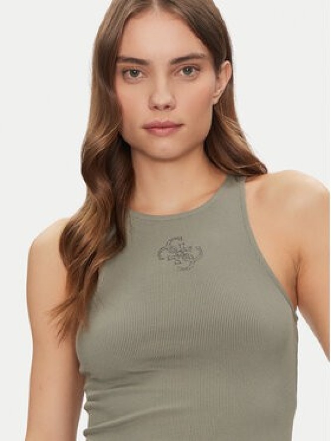 Guess Top W5GP57 KCV52 Zielony Slim Fit