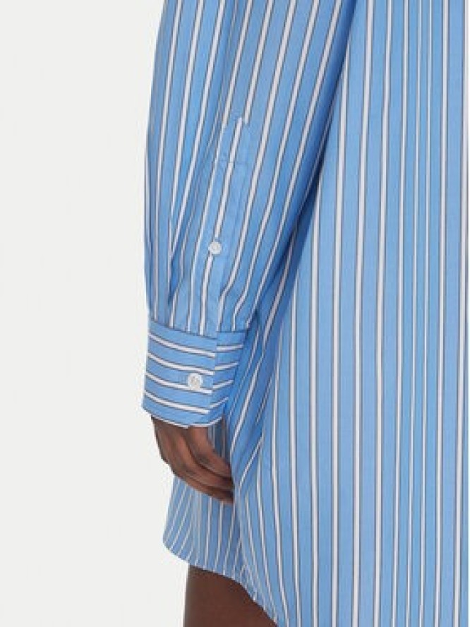 Tommy Jeans Sukienka koszulowa DW0DW21122 Niebieski Relaxed Fit