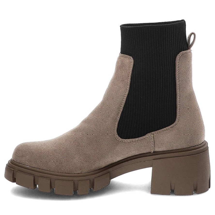 Szare Botki Filippo Modne Jesienne Buty Damskie