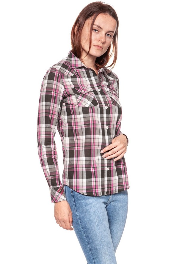 KOSZULA WRANGLER CHECK SHIRT ROSIN GREEN W5240LUWY 112129352