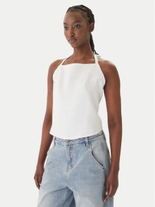 Eleh Top SS260067 Biały Regular Fit