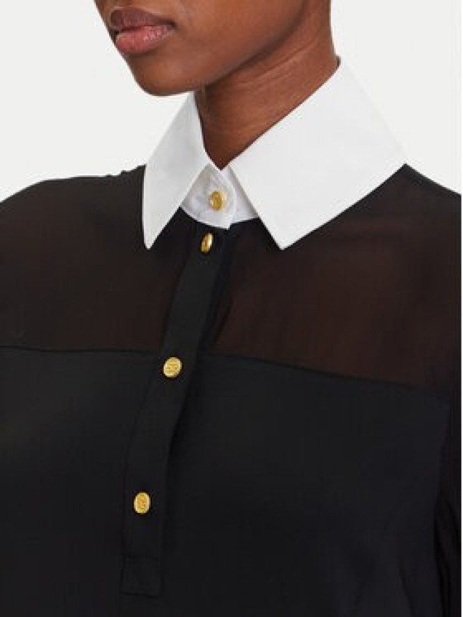 KARL LAGERFELD Sukienka koszulowa A3W13020 Czarny Regular Fit