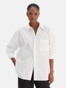 BOSS Koszula Saturday 50543800 Biały Oversize