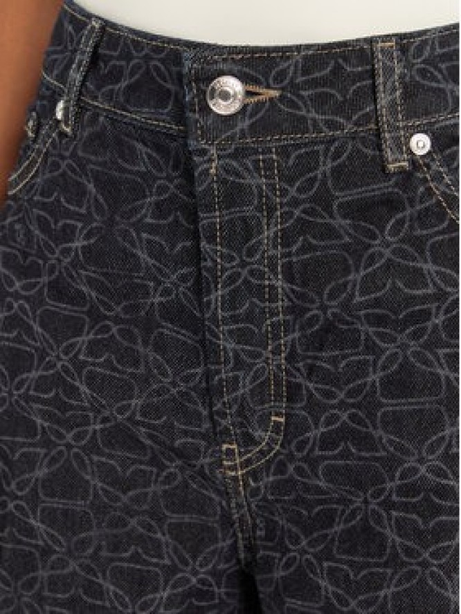 HUGO Jeansy 50541522 Granatowy Wide Leg