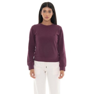 Bluza zimowa Leone 1947 Never Without Damen z Rundhalsausschnitt