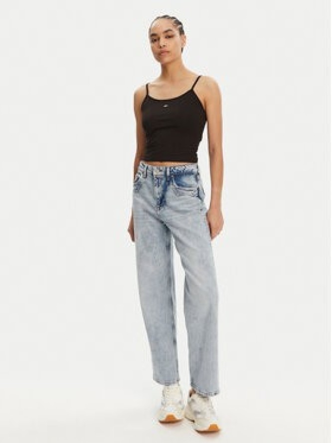 Tommy Jeans Jeansy Layla DW0DW21418 Niebieski Straight Fit