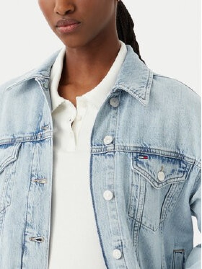 Tommy Jeans Kurtka jeansowa DW0DW23471 Niebieski Relaxed Fit