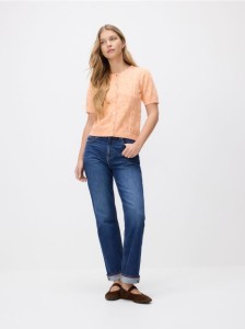 Jeansy Boyfriend - niebieski