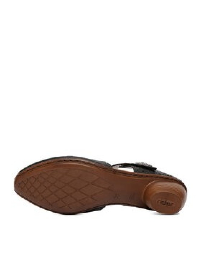 Rieker Półbuty 43753-00 Czarny