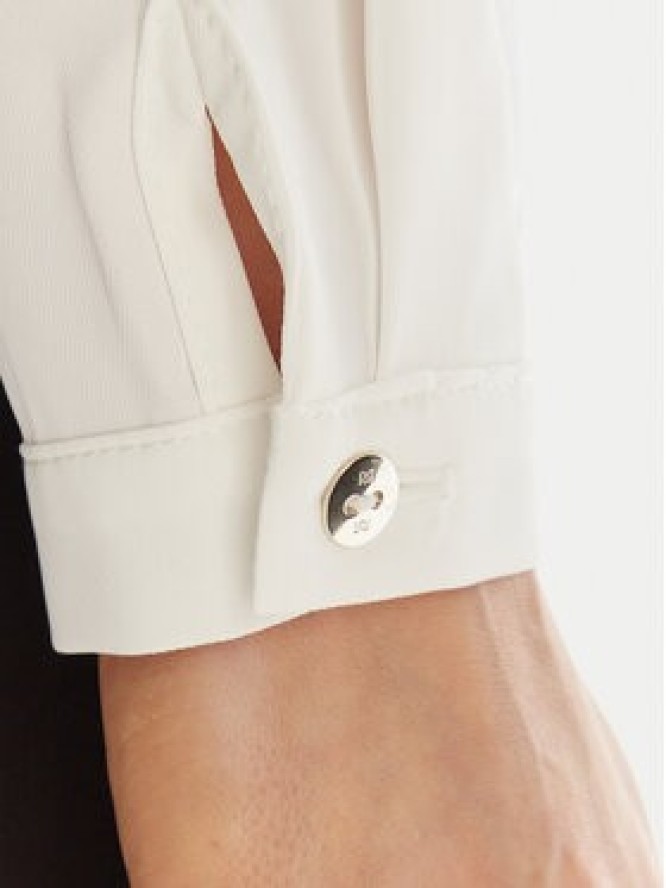 Rinascimento Bluzka CFC0127711003 Biały Slim Fit