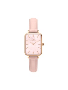 Daniel Wellington Zegarek Quadro Pressed DW00100508 Różowe złoto