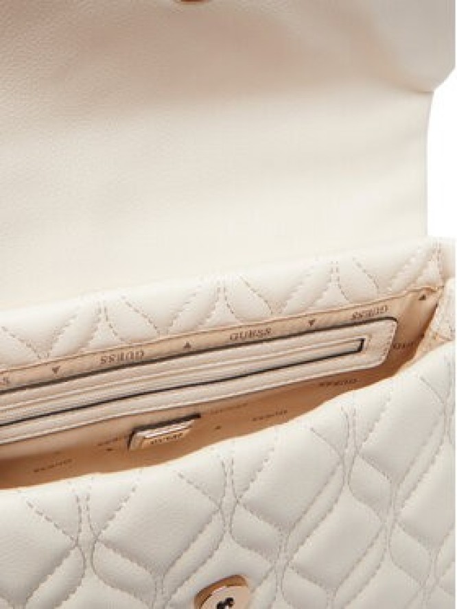 Guess Torebka Maxine HWQG97 33200 Kremowy