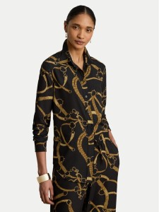 LAUREN RALPH LAUREN Koszula 200P14013001 Czarny Regular Fit
