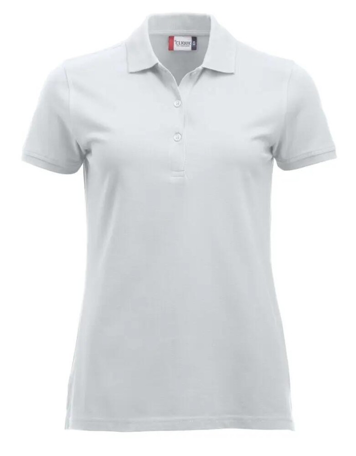 clique Classic Marion S/S damska koszulka polo z bawełny, nowoczesny krój