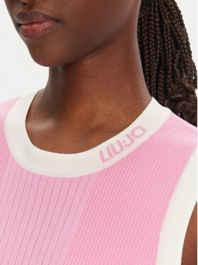 Liu Jo Sport Sweter TA5092 MS022 Różowy Regular Fit