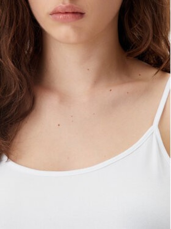 Gap Top 701570-01 Biały Slim Fit