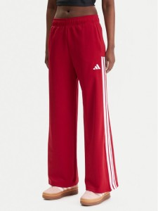 adidas Spodnie dresowe House Of Tiro KD4298 Czerwony Wide Leg