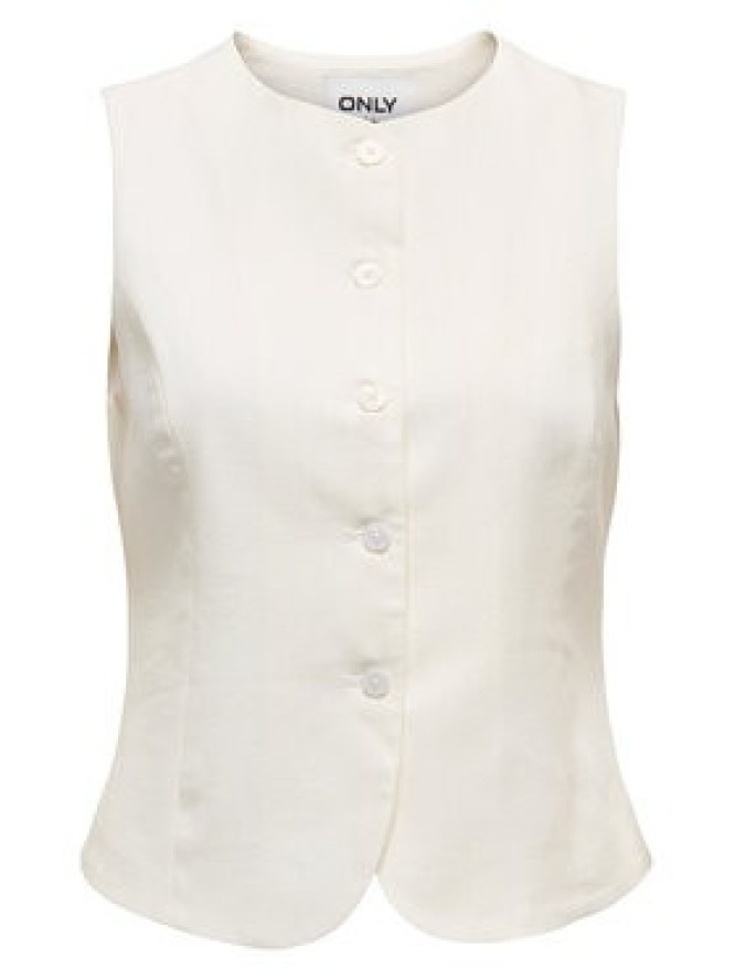 ONLY Kamizelka garniturowa Goa 15363724 Biały Regular Fit