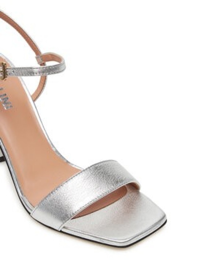 Pollini Sandały SA16328C0MTH0902 Srebrny