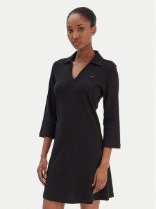 Tommy Hilfiger Sukienka codzienna Modern Cody WW0WW47868 Czarny Regular Fit