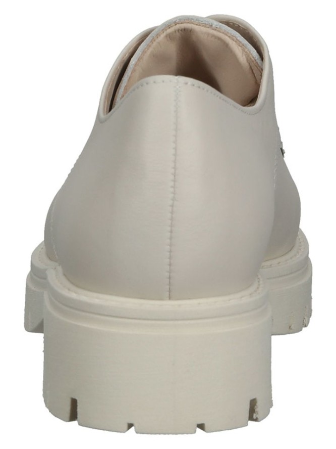 Gabor Skórzane trzewiki w kolorze kremowym rozmiar: 40,5