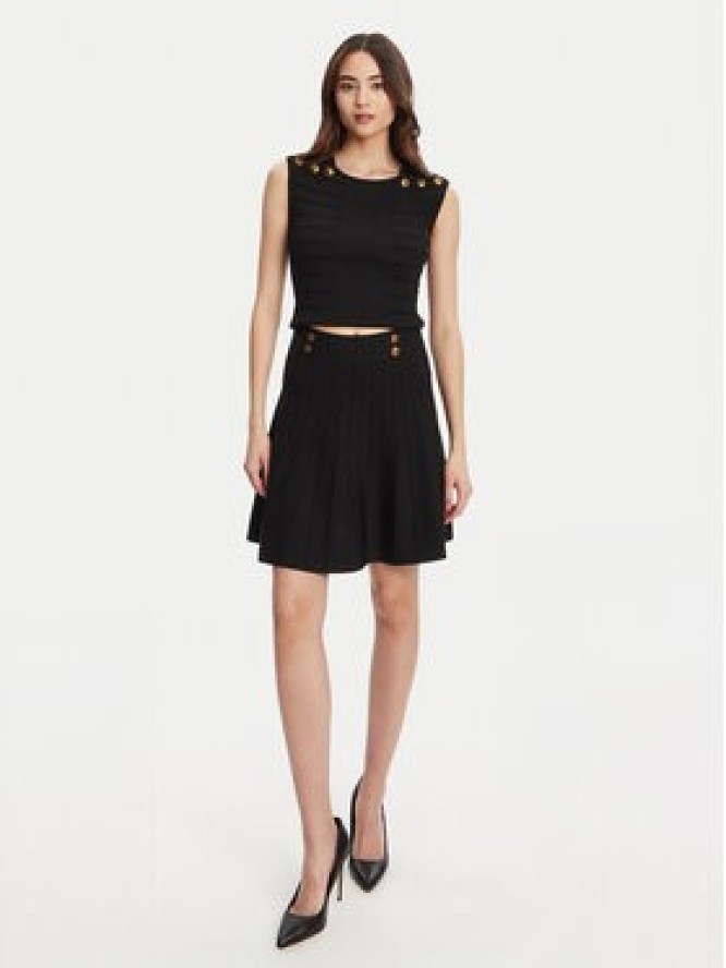 Guess Spódnica mini W5YD65 Z0130 Czarny Regular Fit