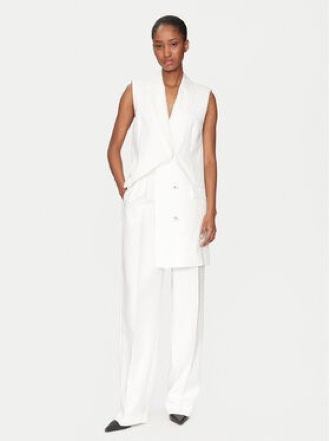 2NDDAY Spodnie materiałowe Celeste 2252160126 Biały Wide Leg