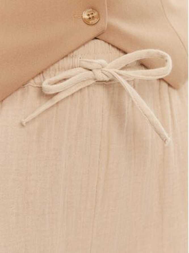 ONLY Spodnie dzianinowe Thyra 15296375 Beżowy Comfort Fit