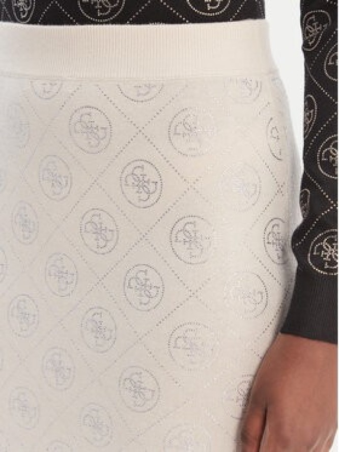 Guess Spódnica mini W6RD0O Z3JD2 Beżowy Regular Fit
