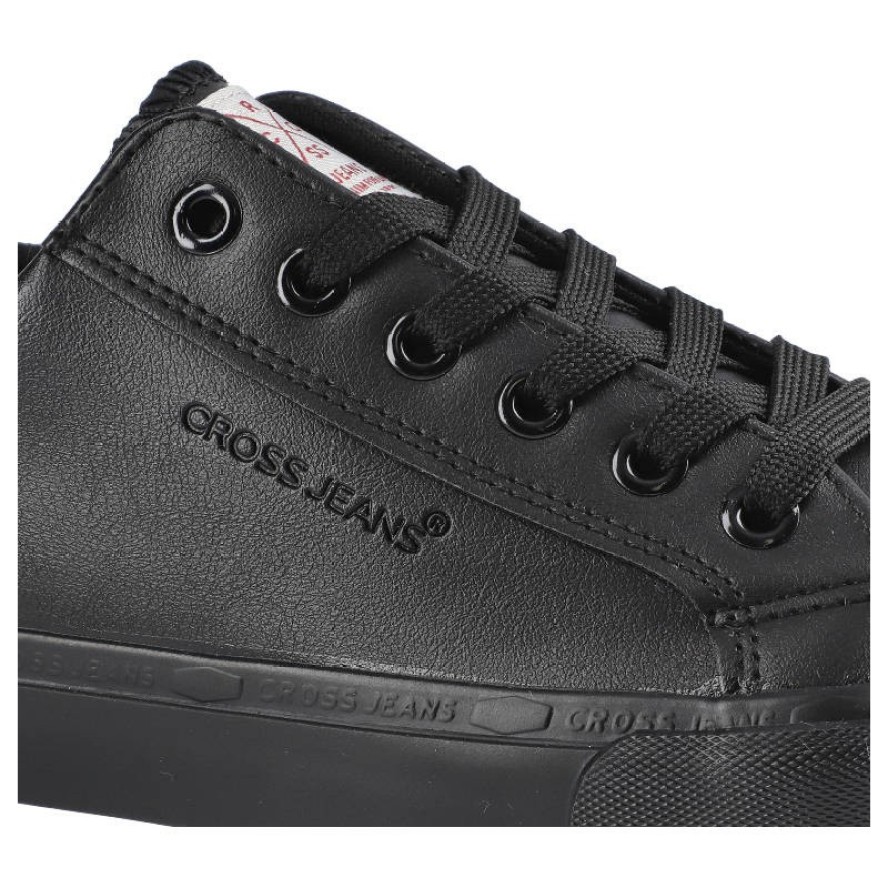 Czarne Trampki Cross Jeans Damskie Modne Półbuty