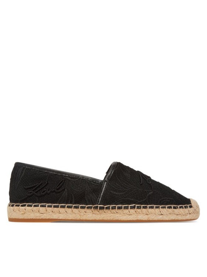 KARL LAGERFELD Espadryle Kamini KL80121A Czarny