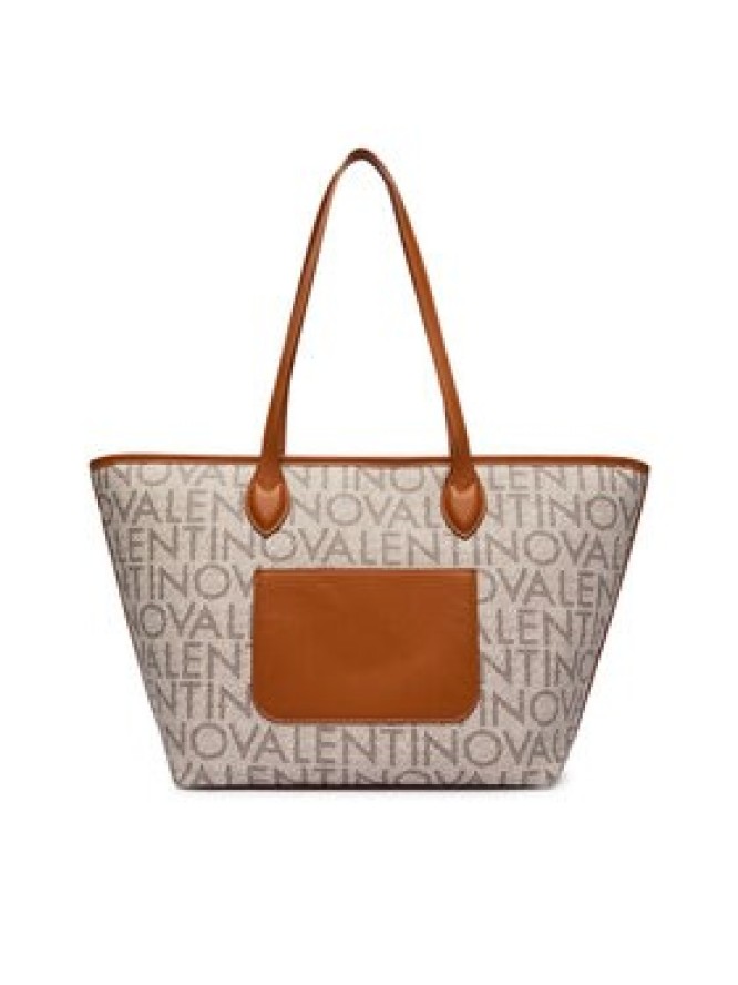 Valentino Torebka Logo VBSA1F02 Beżowy