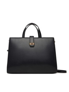 Tommy Hilfiger Torebka Th Heritage Satchel AW0AW18287 Czarny