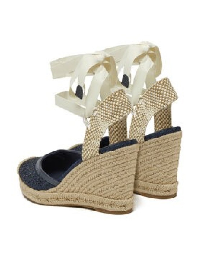 Guess Espadryle FLJCRN DEN04 Granatowy