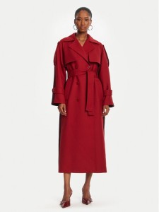 Patrizia Pepe Trencz 8O0188/A630-J4L3 Bordowy Regular Fit