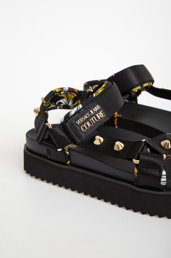 Sandały damskie na platformie VERSACE JEANS COUTURE