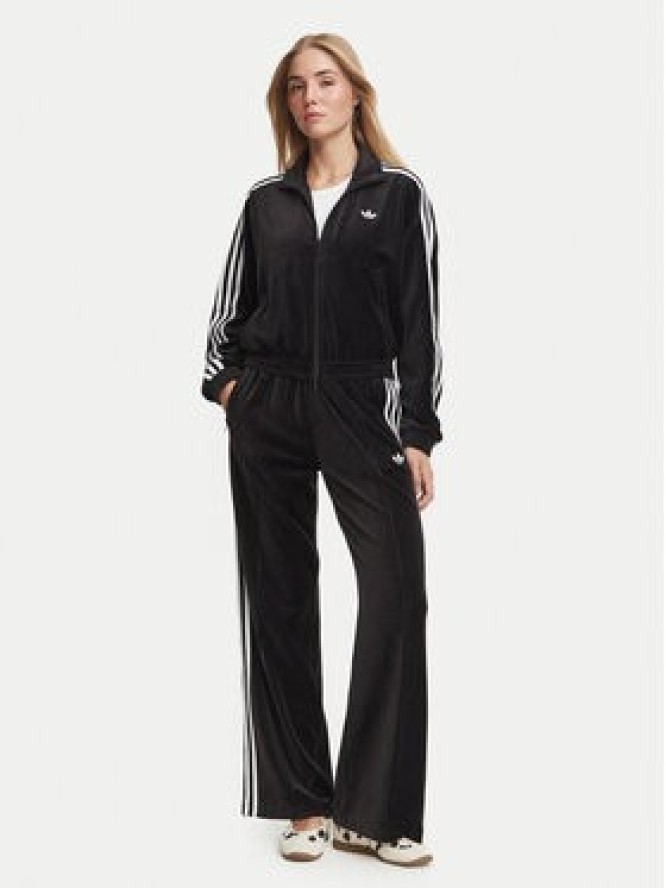 adidas Spodnie dresowe Velour LG4295 Czarny Loose Fit